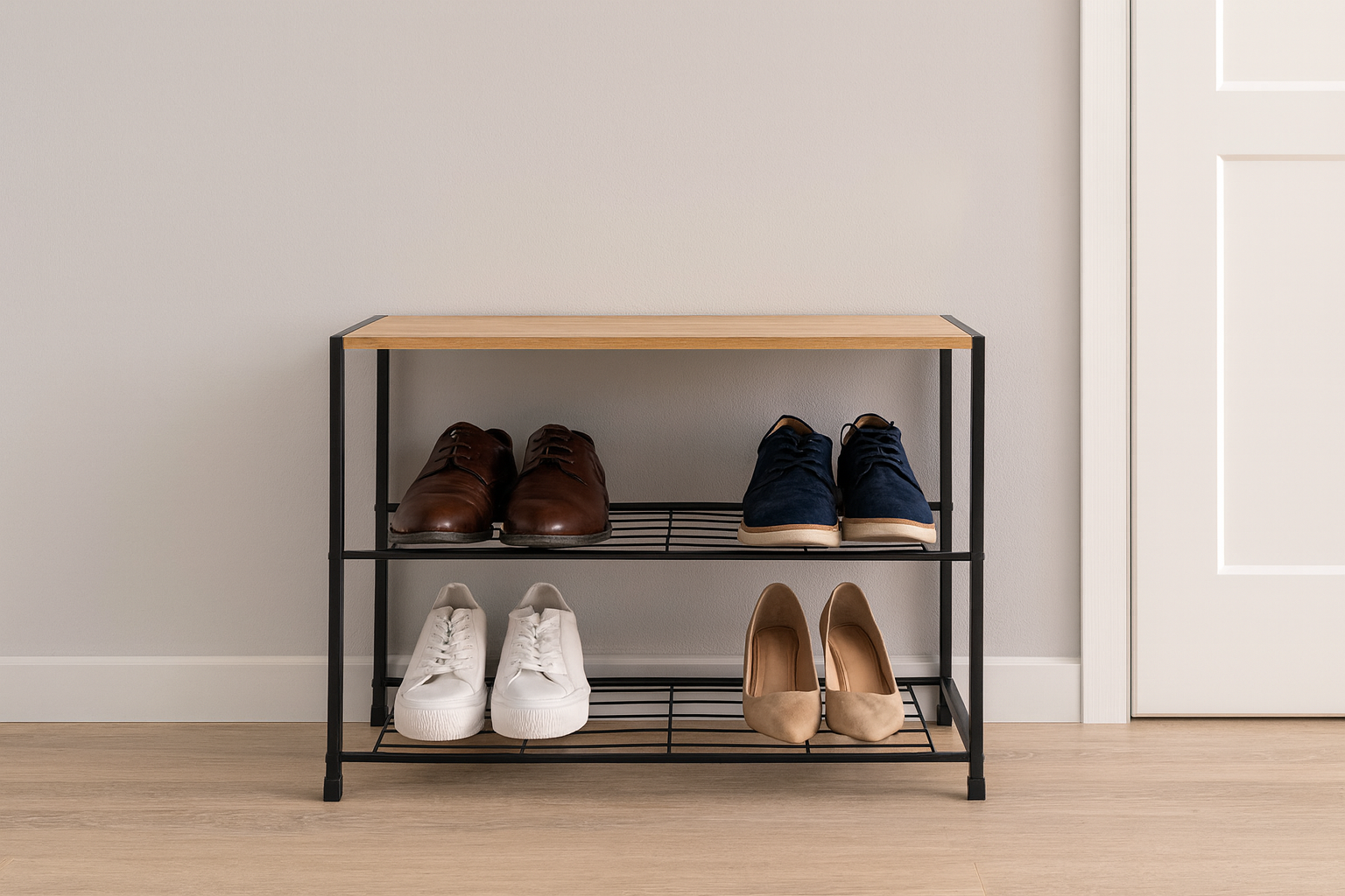  Chodba udáva prvý dojem z domova – botník ako dizajnový kúsok s praktickým využitím