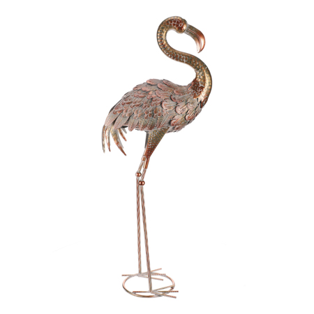 Plameniak 86 cm - kovová záhradná dekorácia SA300