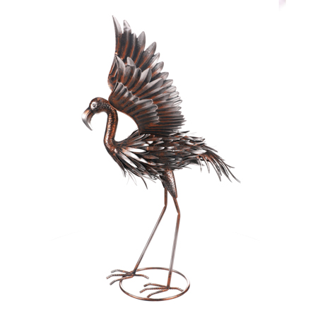 Plameniak 69 cm - kovová záhradná dekorácia SA310 