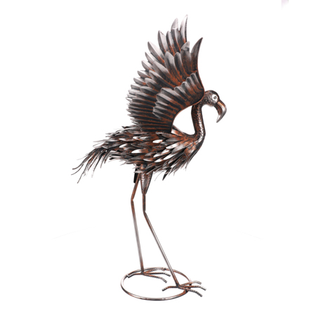 Plameniak 69 cm - kovová záhradná dekorácia SA310 