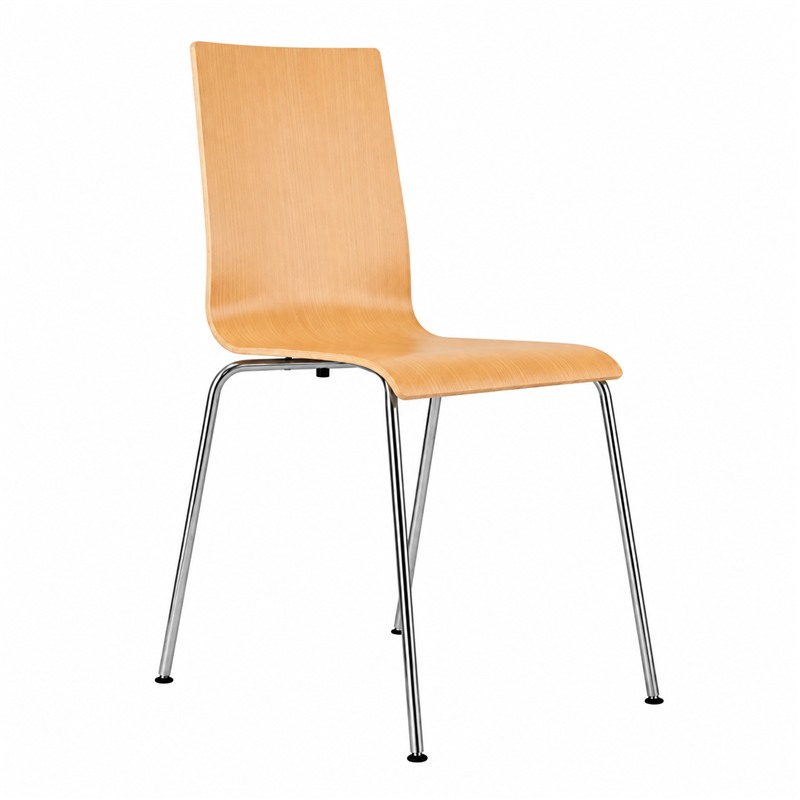 Klientská stolička preglejka/kov ELSI BUK CR