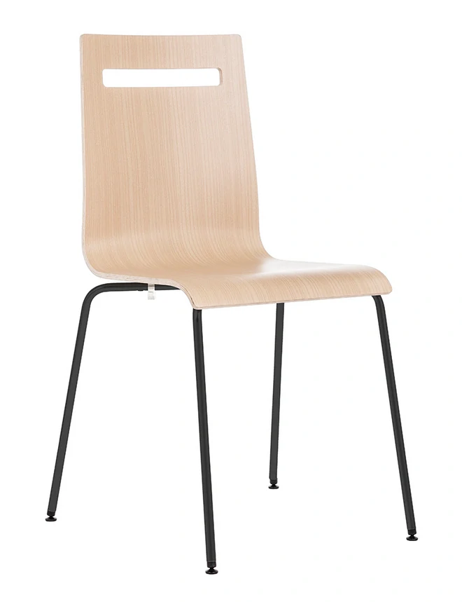 Klientská stolička ELSI 2 BUK BK