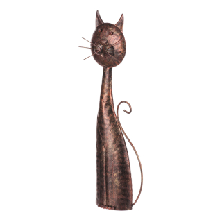 Kovová dekorácia mačka 44 cm UM1053-M