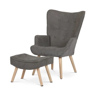 Kreslo s podnožou ELDORA SAND