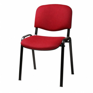 Konferenčná stolička látka/kov TAUR 150 RED