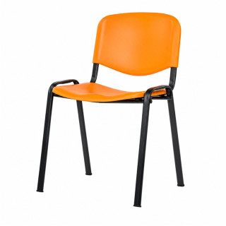 Konferenčná stolička plast/kov TAUR PE ORANGE