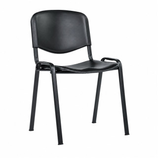 Konferenčná stolička plast/kov TAUR PE BLACK