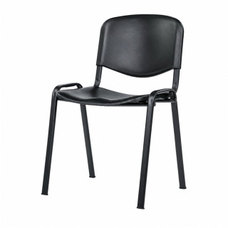 Konferenčná stolička plast/kov TAUR PE BLACK