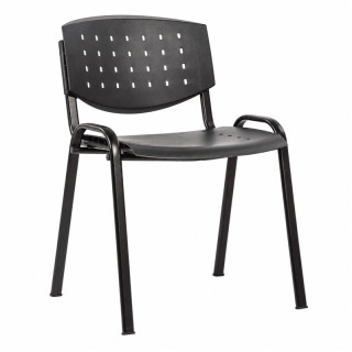 Konferenčná stolička plast/kov TAUR AIR GREY