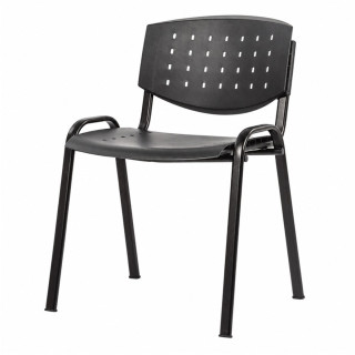 Konferenčná stolička plast/kov TAUR AIR GREY