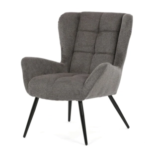 Kreslo ušiak SKAGEN GREY