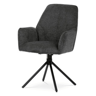 Jedálenské kreslo látka/kov HC-522 GREY2