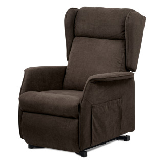 Elektrické polohovacie kreslo látka TV-1190 BR2
