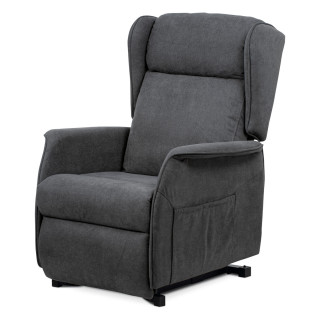 Elektrické polohovacie kreslo látka TV-1190 GREY2