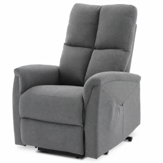 Elektrické polohovacie kreslo látka TV-929 GREY2