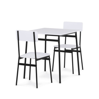 Jedálenský set MDF/kov AUT-O2121 WT