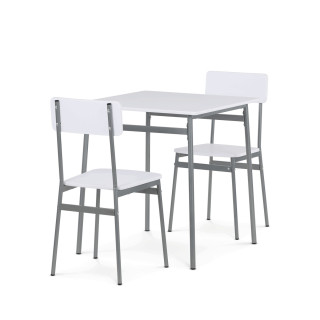Jedálenský set MDF/kov AUT-O2122 WT